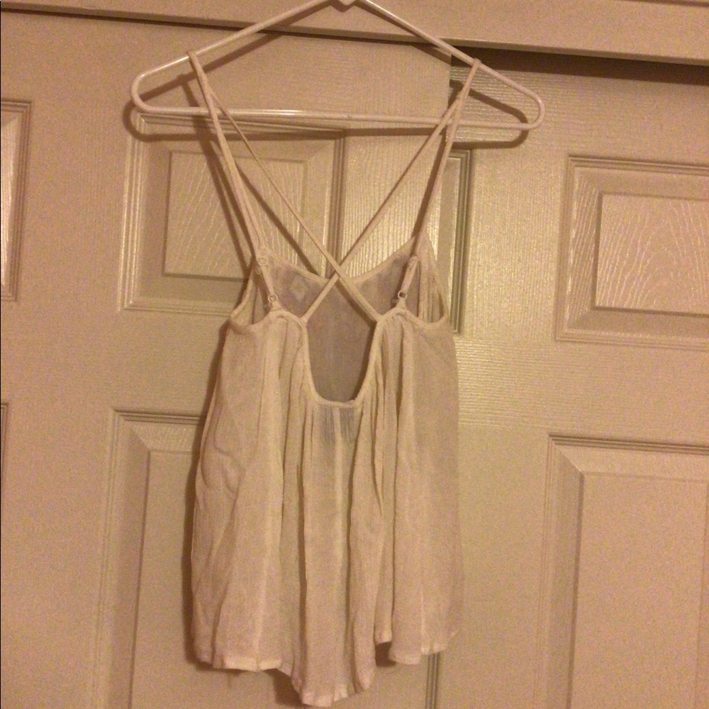 Embroidered tank top